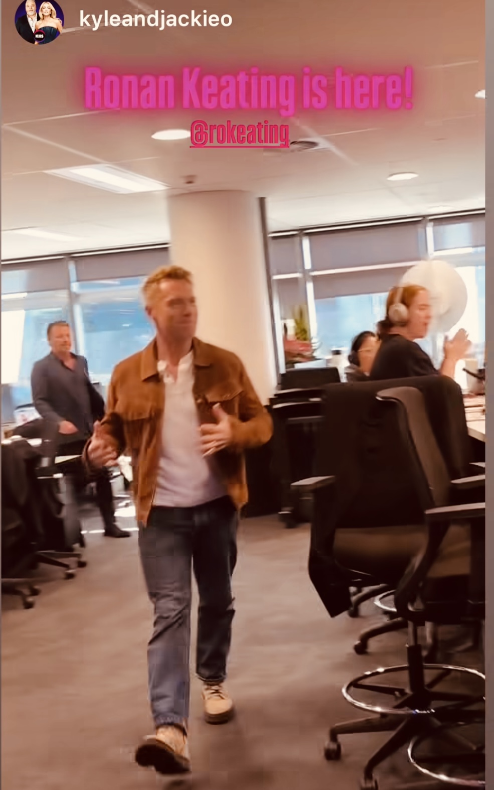 Alan Kearns and Ronan Keating